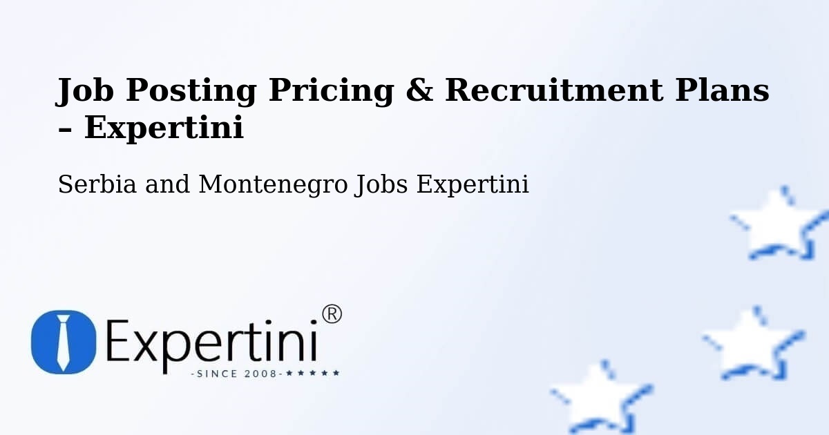 Job Posting Pricing & Recruitment Plans – Marathon - Marathon, Serbia and Montenegro Jobs Expertini
