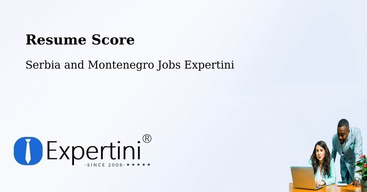 Resume Score & Job Description Match Tool – Marathon - Serbia and Montenegro Jobs Expertini